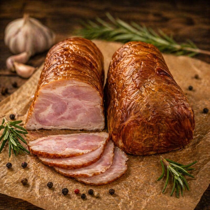 Рулет из индейки запечённый в печи фермерский, сочный, натуральный