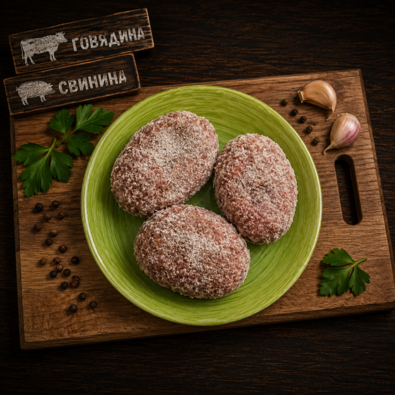Котлеты домашние «Говядина+Свинина»